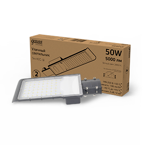 Светильник уличный Gauss Avenue 50W 5000lm 3000K 190-250V IP65 355*155*57мм черный КСС «Ш» LED 1/10 Светильники консольные LED Sveto Element 3 Светильник уличный Gauss Avenue 50W 5000lm 3000K 190-250V IP65 355*155*57мм черный КСС «Ш» LED 1/10 Светильники консольные LED светодиодные led светильники в Москве 3