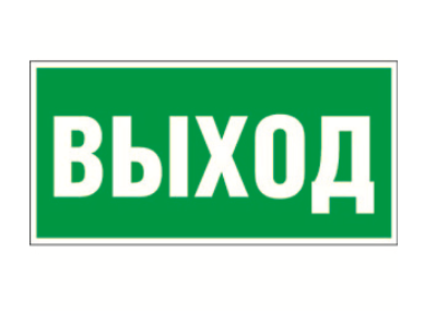 Знак безопасности Белый свет NPU-2714.E22 «Выход» Наклейки к аварийным светильникам Sveto Element 3 Знак безопасности Белый свет NPU-2714.E22 «Выход» Наклейки к аварийным светильникам светодиодные led светильники в Москве 3