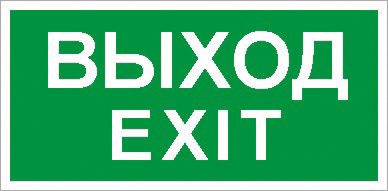 Наклейка ПЭУ 011 Выход/Exit (130х260) Световые Технологии 2502000680 Наклейки к аварийным светильникам Sveto Element 3 Наклейка ПЭУ 011 Выход/Exit (130х260) Световые Технологии 2502000680 Наклейки к аварийным светильникам светодиодные led светильники в Москве 3