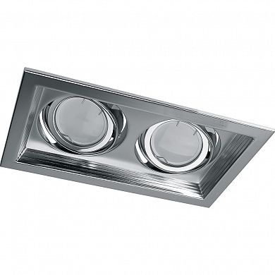 Светильник Feron DLT202 2x50W MR16 G5.3 хром Светильники поворотные Sveto Element 3 Светильник Feron DLT202 2x50W MR16 G5.3 хром Светильники поворотные светодиодные led светильники в Москве 3