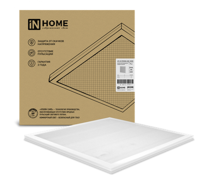 Панель сд унив LPU-02 36Вт ПРИЗМА 230В 4000К 3420Лм 595х595х19мм IP40 IN HOME LED светильники Sveto Element 3 Панель сд унив LPU-02 36Вт ПРИЗМА 230В 4000К 3420Лм 595х595х19мм IP40 IN HOME LED светильники светодиодные led светильники в Москве 3