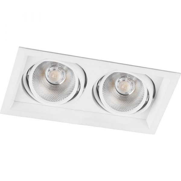 Feron AL202, 2x20W, 3600 Lm, 4000К, 35 градусов, белый Светильники поворотные Sveto Element 3 Feron AL202, 2x20W, 3600 Lm, 4000К, 35 градусов, белый Светильники поворотные светодиодные led светильники в Москве 3