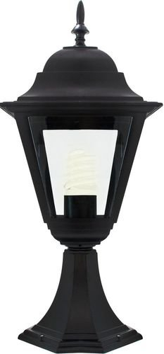 Светильник садово-парковый Feron 4204 четырехгранный на постамент 100W E27 230V, черный Светильники садово-парковые торшерные Sveto Element 3 Светильник садово-парковый Feron 4204 четырехгранный на постамент 100W E27 230V, черный Светильники садово-парковые торшерные светодиодные led светильники в Москве 3