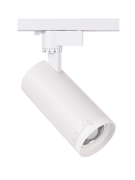 Светильник трековый Jazzway PTR 0728 ZOOM 28w 4000K 15-60град WH (белый) IP40 Светильники на трехфазный шинопровод Sveto Element 3 Светильник трековый Jazzway PTR 0728 ZOOM 28w 4000K 15-60град WH (белый) IP40 Светильники на трехфазный шинопровод светодиодные led светильники в Москве 3