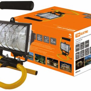 Прожектор галогенный ИО150П (переноска) черный IP54 TDM Прожекторы под галогенную лампу и ЛОН светодиодные led светильники в Москве