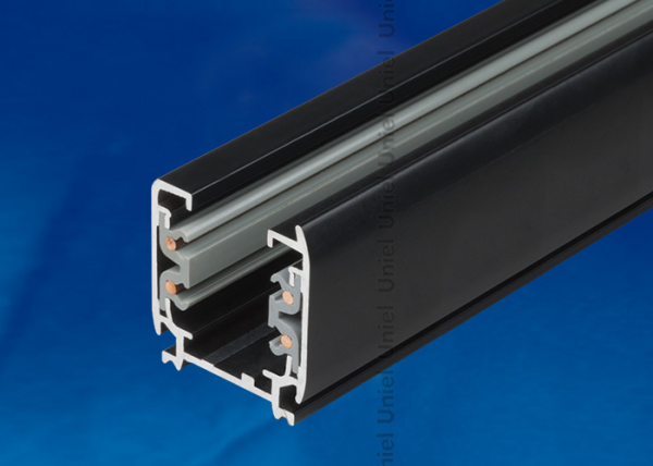Uniel UBX-AS4 BLACK 200 POLYBAG Шинопровод осветительный, тип А, трехфазный, 2м, черный Светильники на трехфазный шинопровод Sveto Element 3 Uniel UBX-AS4 BLACK 200 POLYBAG Шинопровод осветительный, тип А, трехфазный, 2м, черный Светильники на трехфазный шинопровод светодиодные led светильники в Москве 3