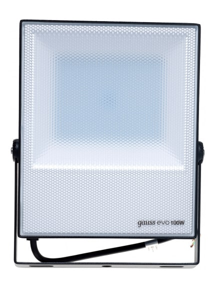 Прожектор светодиодный Gauss EVO 100W 10000 lm IP65 6500К IK07 черный 1/6 Светодиодные прожекторы Sveto Element 3 Прожектор светодиодный Gauss EVO 100W 10000 lm IP65 6500К IK07 черный 1/6 Светодиодные прожекторы светодиодные led светильники в Москве 3