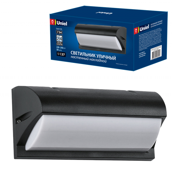 UUL-S07A 60W/E27 IP54 BLACK Светильник уличный, под лампу Е27. Архитектурный накладной. Корпус черный. TM Uniel. Светильники с солнечной батареей Sveto Element 3 UUL-S07A 60W/E27 IP54 BLACK Светильник уличный, под лампу Е27. Архитектурный накладной. Корпус черный. TM Uniel. Светильники с солнечной батареей светодиодные led светильники в Москве 3