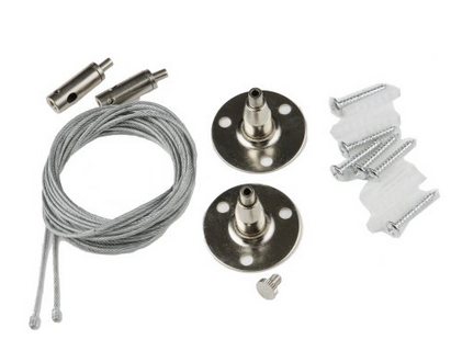 UFB-Q122 H28 SILVER SET02 Набор из 2-х штук для подвесного монтажа однофазных шинопроводов типа G. Серебряный. TM Volpe. Светильники на трехфазный шинопровод Sveto Element 3 UFB-Q122 H28 SILVER SET02 Набор из 2-х штук для подвесного монтажа однофазных шинопроводов типа G. Серебряный. TM Volpe. Светильники на трехфазный шинопровод светодиодные led светильники в Москве 3