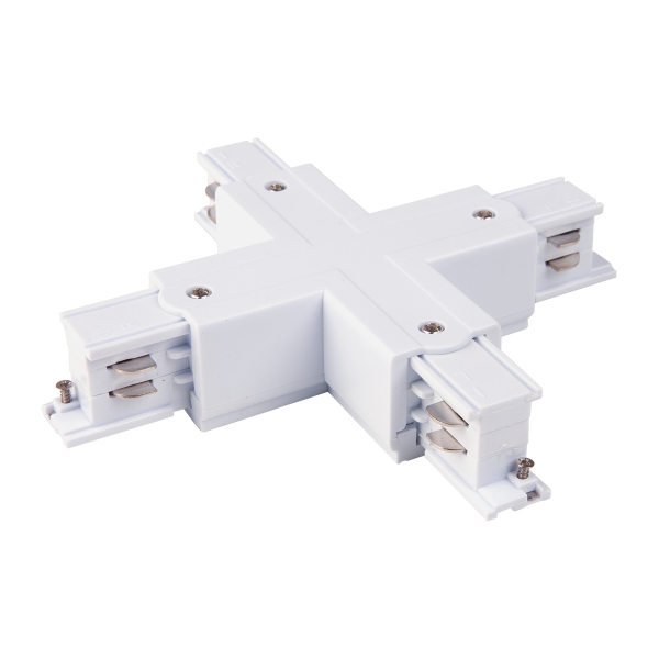 Elektrostandard TRC-1-3-X-WH / Коннектор X-образный для трехфазного шинопровода (белый) Светильники на трехфазный шинопровод Sveto Element 3 Elektrostandard TRC-1-3-X-WH / Коннектор X-образный для трехфазного шинопровода (белый) Светильники на трехфазный шинопровод светодиодные led светильники в Москве 3