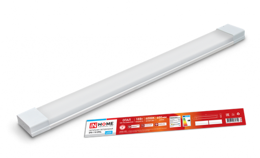 Светильник светодиодный SPO-110 OPAL 18Вт 230В 4000К 1350Лм 600мм IP40 IN HOME LED светильники линейные Sveto Element 3 Светильник светодиодный SPO-110 OPAL 18Вт 230В 4000К 1350Лм 600мм IP40 IN HOME LED светильники линейные светодиодные led светильники в Москве 3