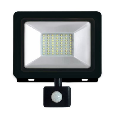Прожектор светодиодный Gauss 50Вт 6500К 3500Лм IP65 197х173х56 черный с датчиком движения Светодиодные прожекторы Sveto Element 3 Прожектор светодиодный Gauss 50Вт 6500К 3500Лм IP65 197х173х56 черный с датчиком движения Светодиодные прожекторы светодиодные led светильники в Москве 3